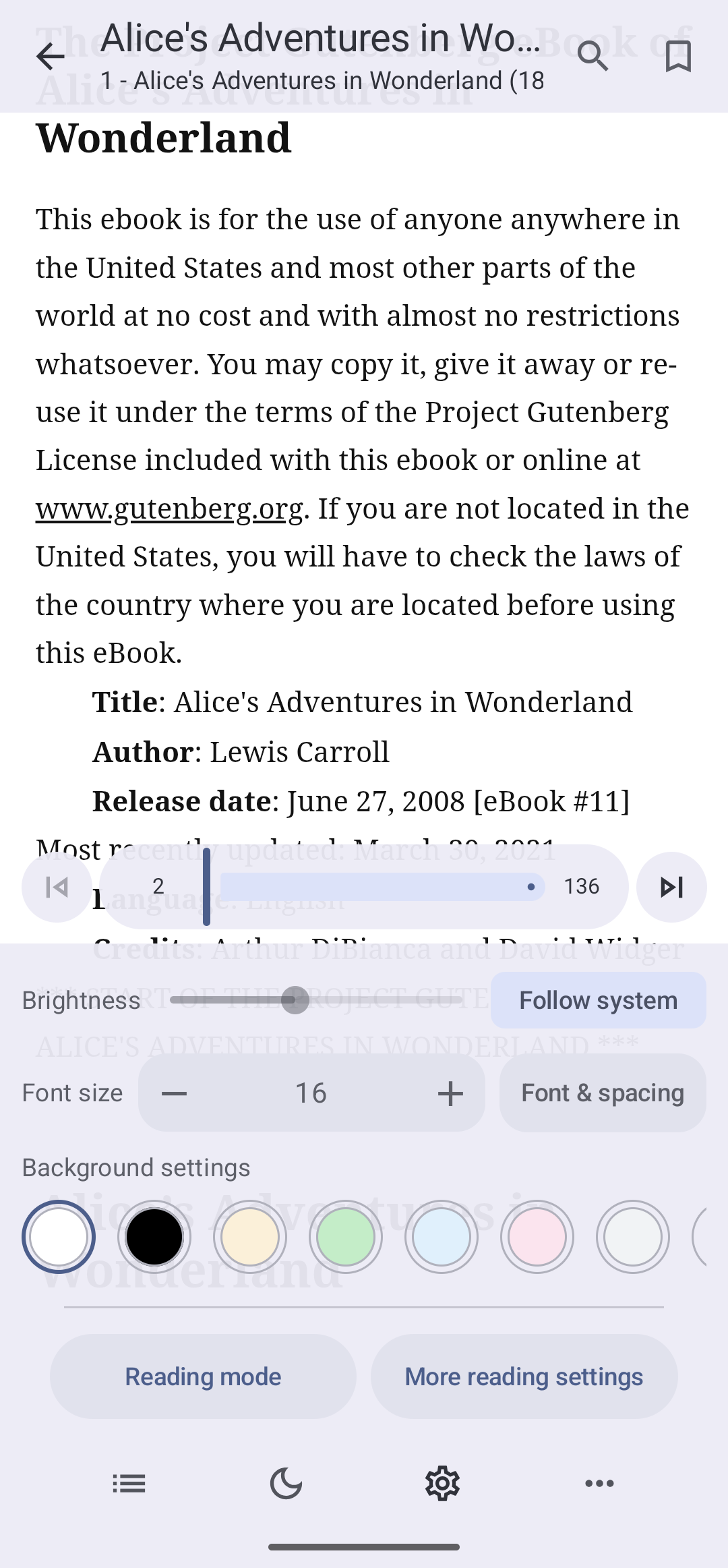 Koharia EPUB reader